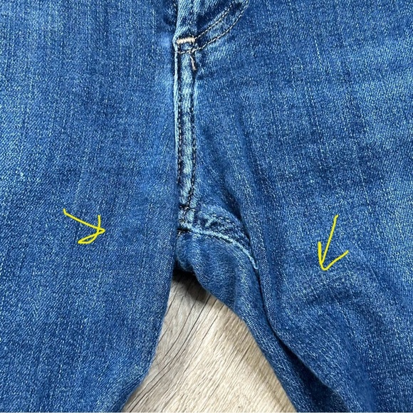 Citizens of Humanity Jolene 32 Button Fly Distressed Vintage Slim High Rise - Picture 13 of 16